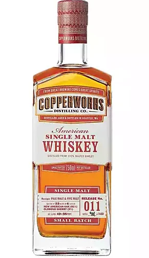 Copperworks Release 011 American Single Malt Whiskey - Whisky