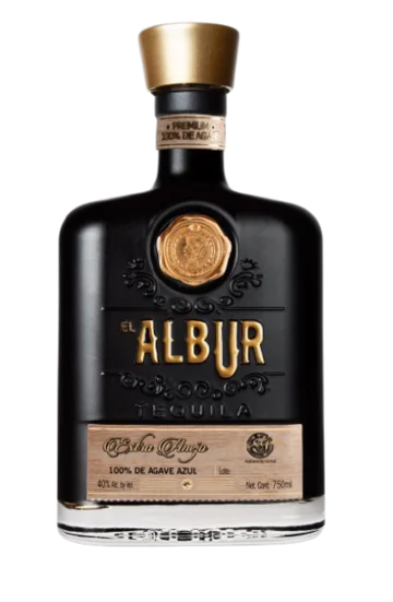 Albur Extra Anejo Black Bottle Tequila