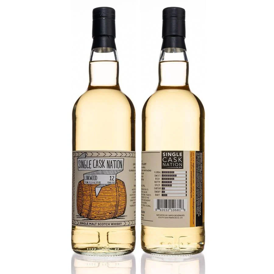 Single Cask Nation Linkwood 12 años ex Sherry Butt # 4815162342 2009 Whisky escocés