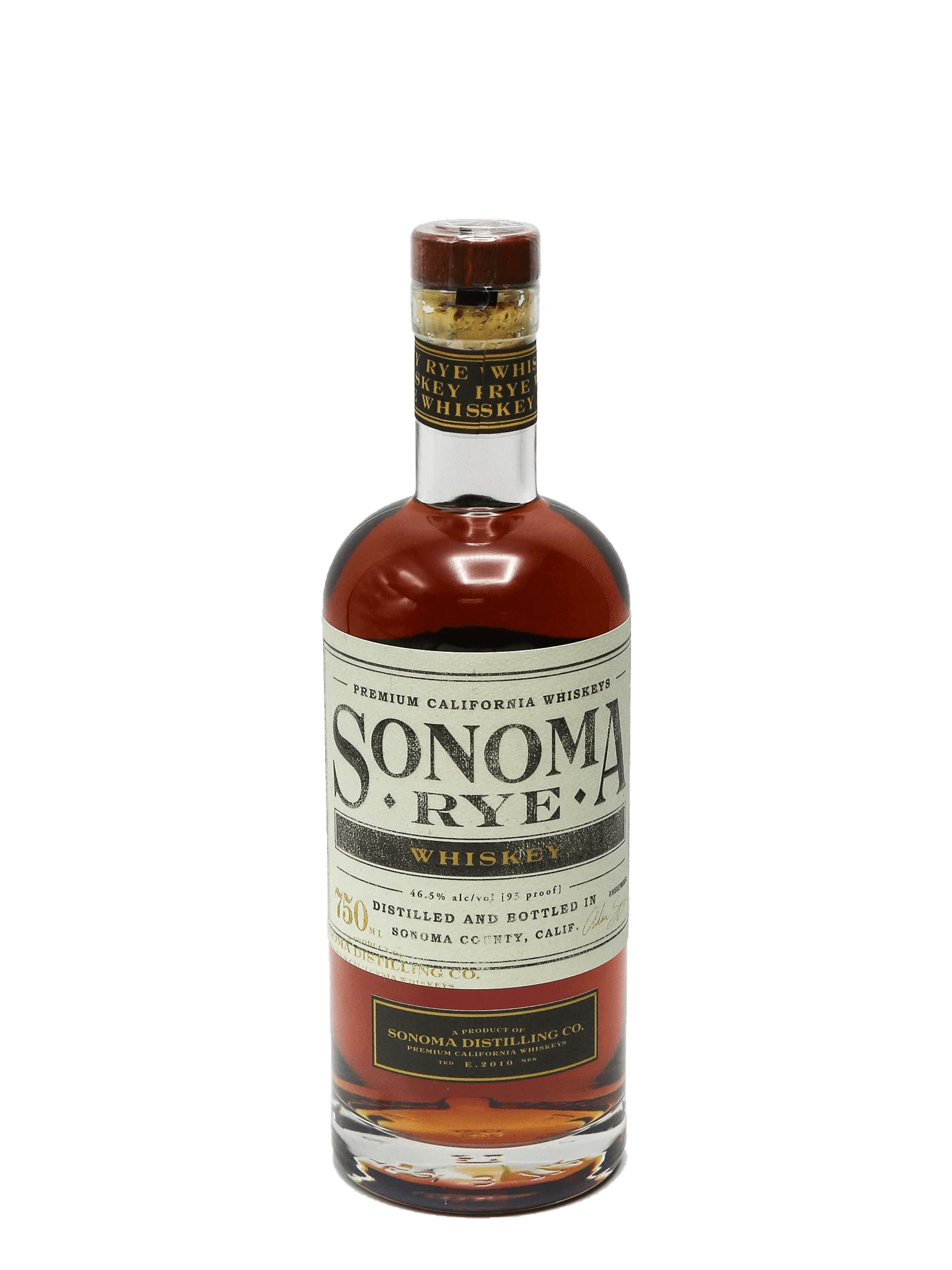 Sonoma County Distilling Co. Rye Whiskey