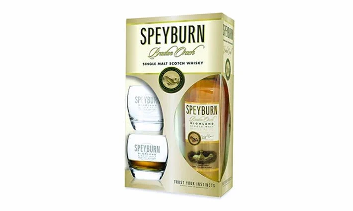 Speyburn Bradan Orach Single Malt Scotch Whisky With 2 Glass - Whiskey
