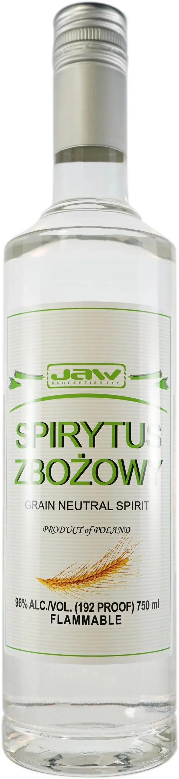 Licor espirituoso neutro de grano Spirytus Zbozowy