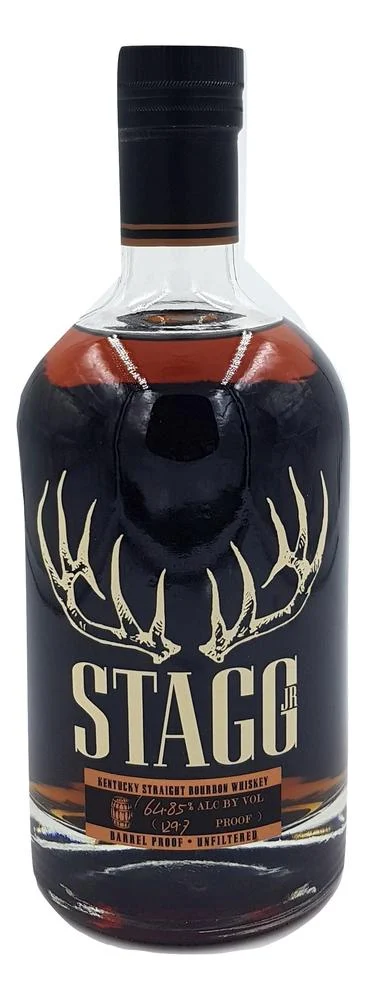 Stagg Jr. Edición limitada Lote a prueba de barril n.º 5 Whisky Bourbon puro de Kentucky con prueba 129,7