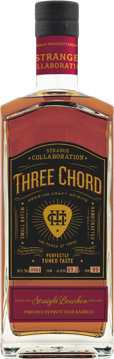 Three Chord Strange Collaboration Bourbon Finished In Pinot Noir Barrels Whiskey