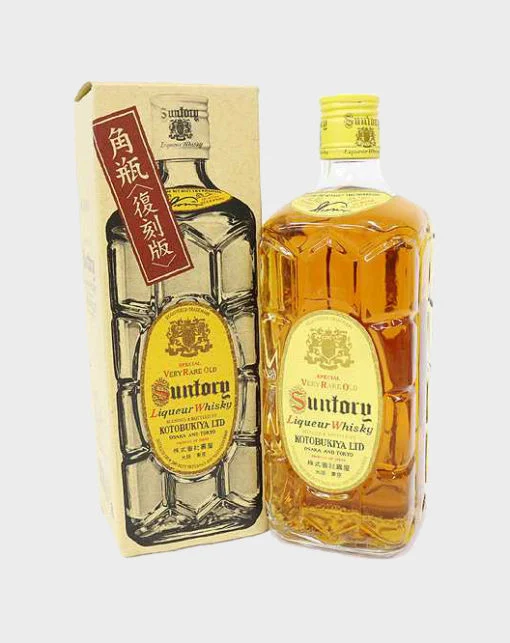 Suntory Very Rare Old Kotobukiya Square Bottle Whisky - Whiskey