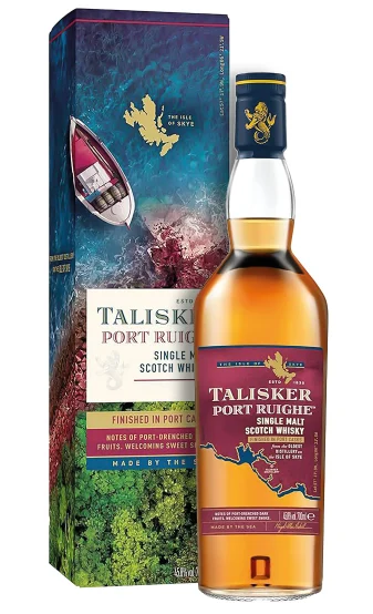 Whisky escocés de pura malta Talisker Port Ruighe Port Finish Island | 700ML