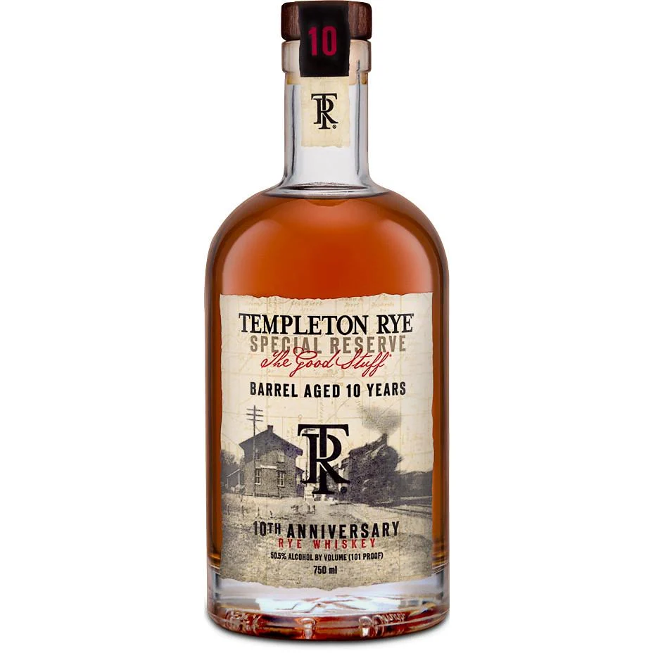 Templeton Rye 'The Good Stuff' Reserva Especial Décimo Aniversario Whisky de Centeno de 10 Años