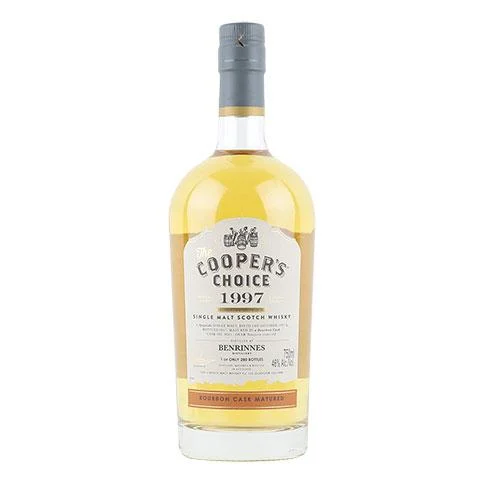 The Cooper's Choice 1997 Benrinnes Distillery Vintage Distillation Limited Edition Single Cask Release Single Malt Scotch Whisky - Whiskey