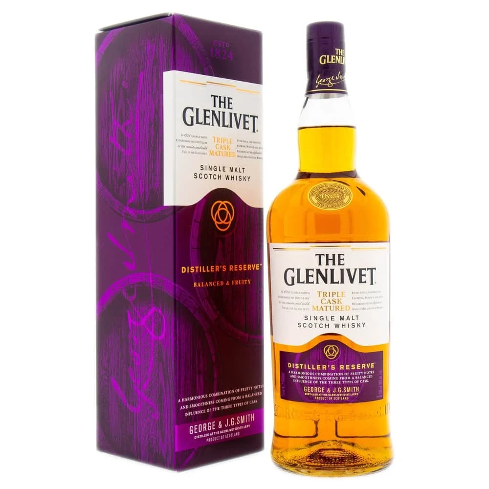 Glenlivet Triple Cask Madurado Reserva del destilador Whisky escocés de malta única