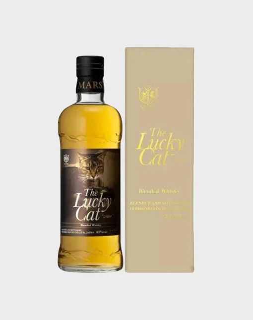 The Lucky Cat “Mint” Blended – Mars Whisky | 700ML - Whiskey