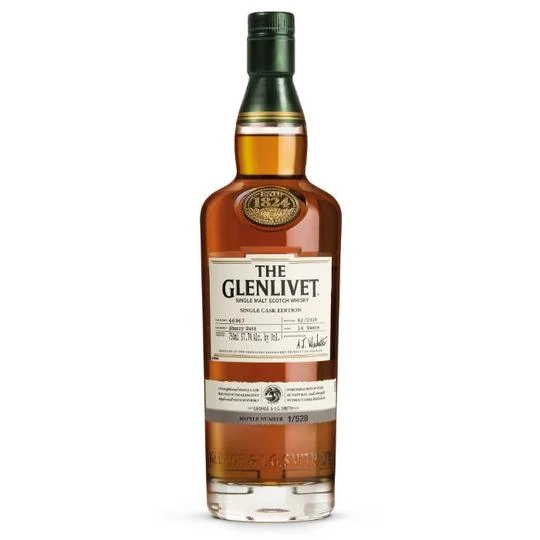 The Glenlivet Single Cask Edition Sherry Butt 14 Year Highland Single Malt Scotch Whisky - Whiskey