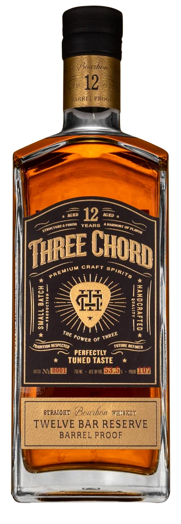 Three Chord 'Twelve Bar Reserve' Straight Bourbon Whiskey