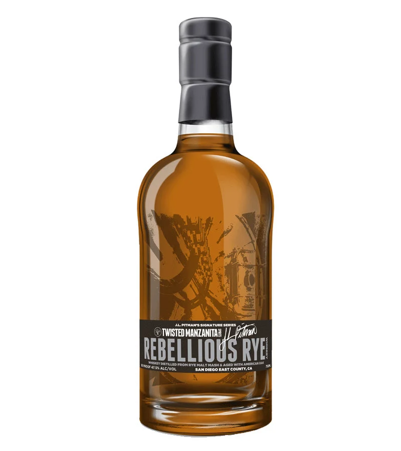 Whisky de centeno rebelde de licores de manzanita retorcidos