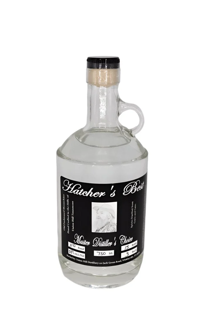 Union Hill Master Distiller's Choice Moonshine 110 PROOF - Luz de la luna