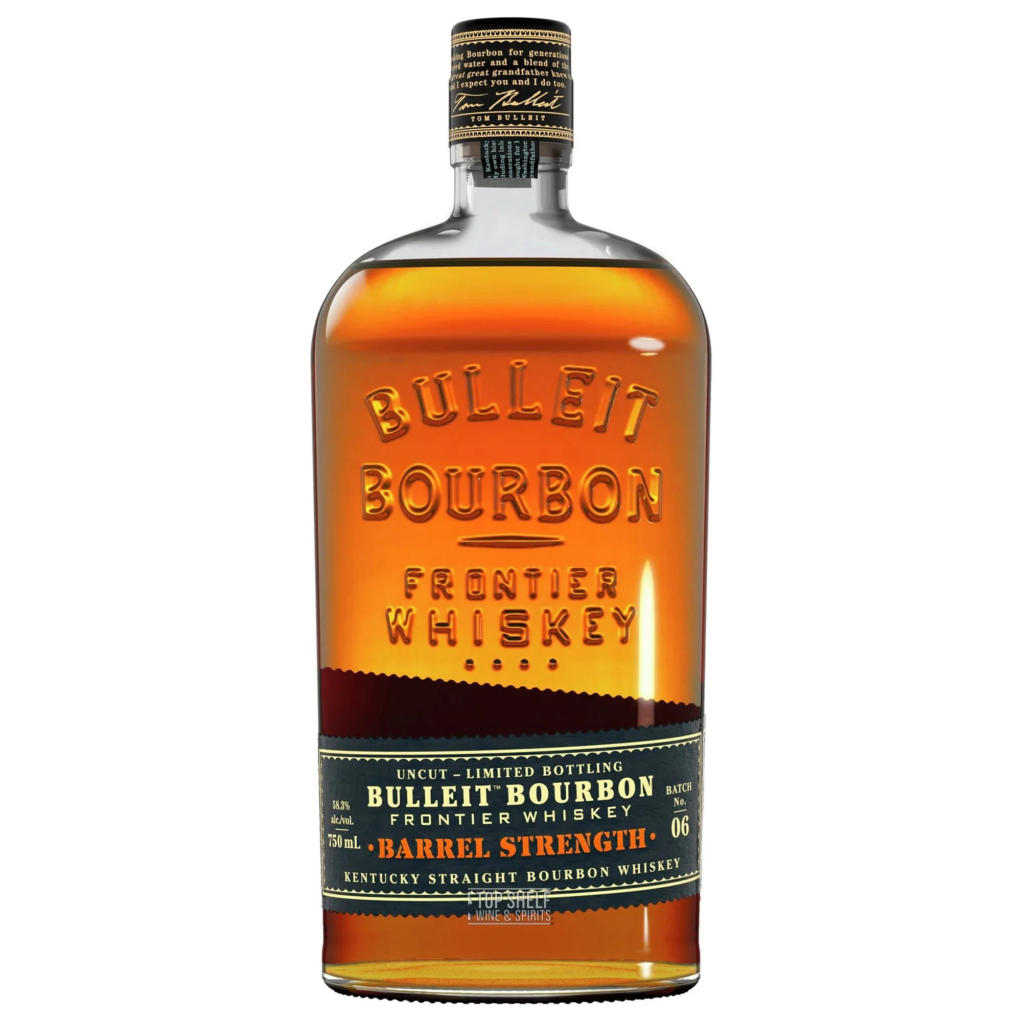 Bulleit Bourbon Barrel Strength Batch #6 Kentucky Straight Bourbon Whiskey - Whisky