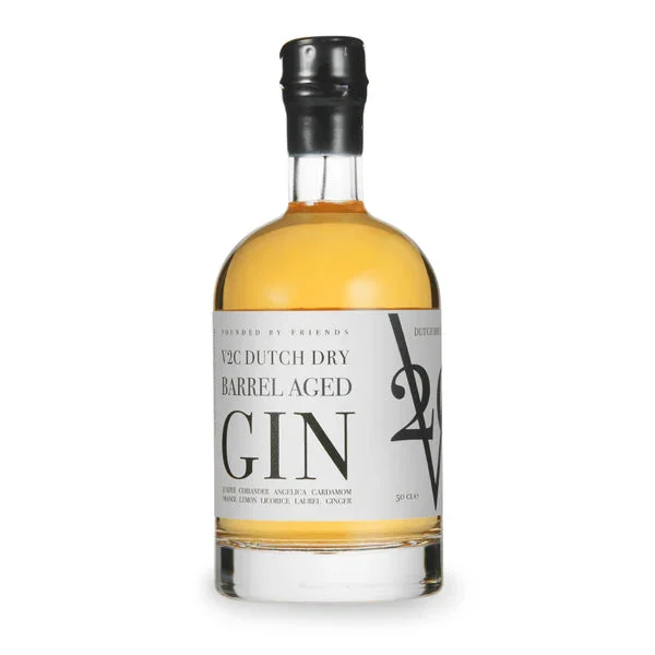 Ginebra envejecida en barrica seca holandesa envejecida en barrica V2C | 500ML