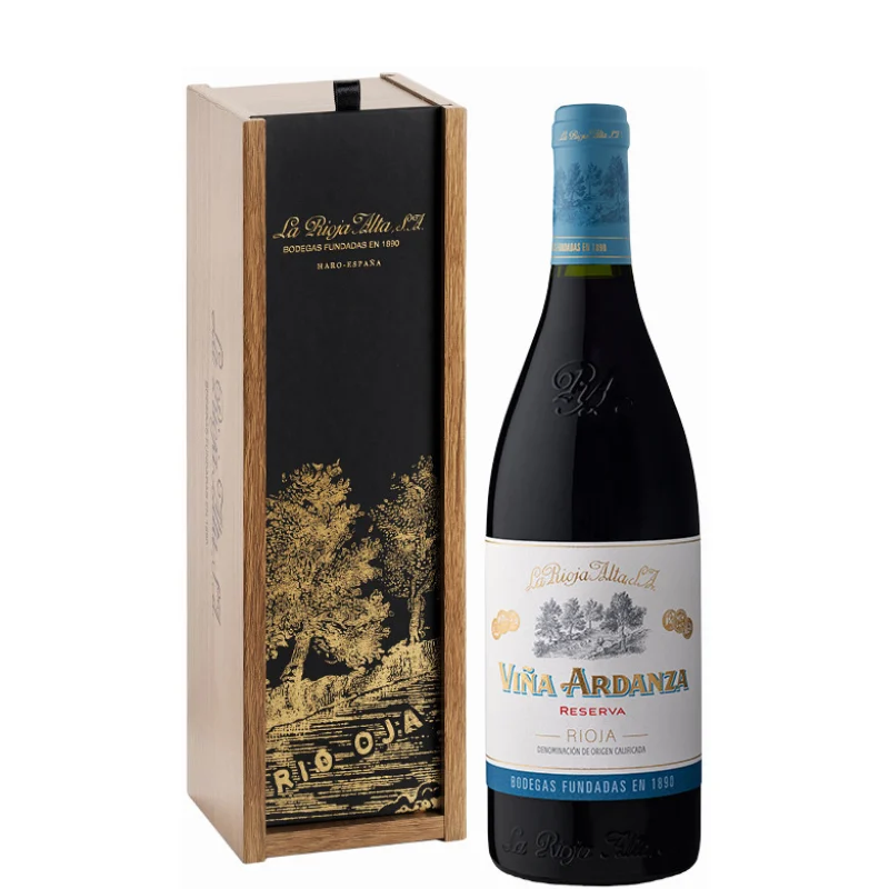 VIÑA ARDANZA Reserva 2019 + Caja madera - Bodega Rioja Alta, S.A.