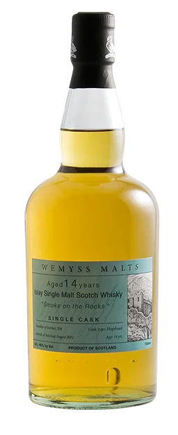 Wemyss Malts 'Smoke on the Rocks' 14 Year Old Single Malt Scotch Whisky