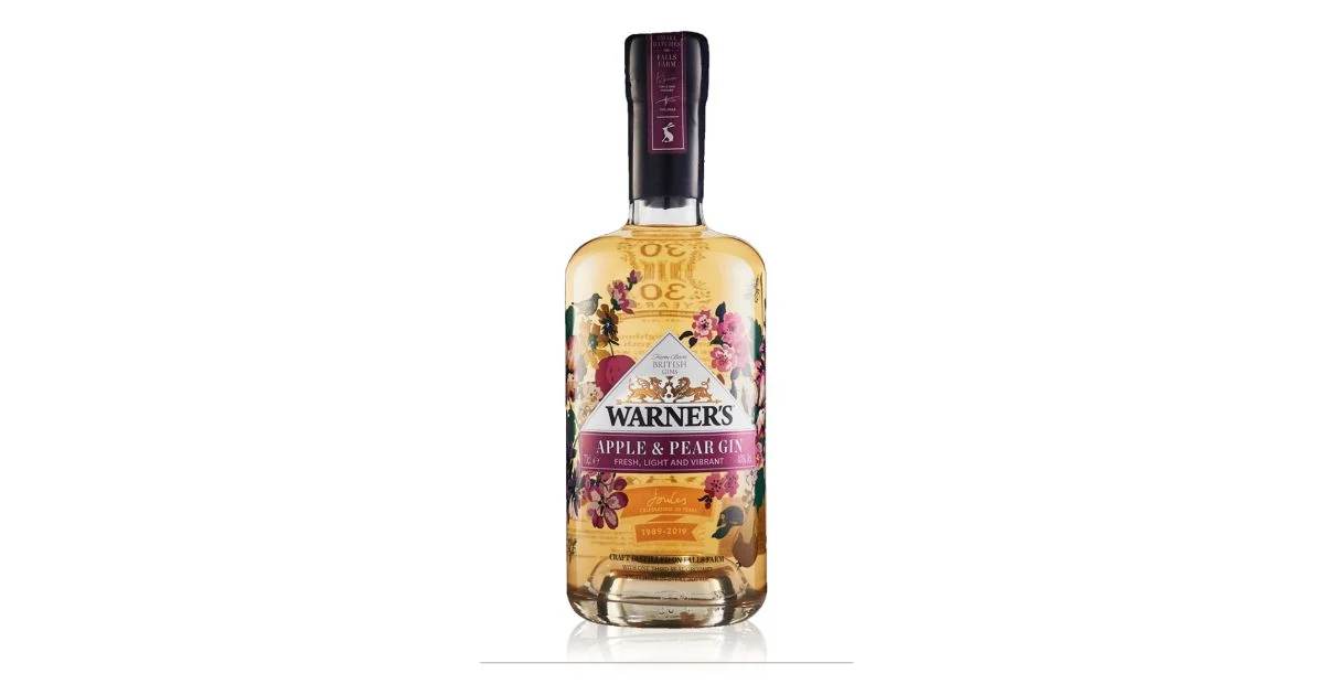Warner's & Joules Apple & Pear Flavoured Gin | 700ML