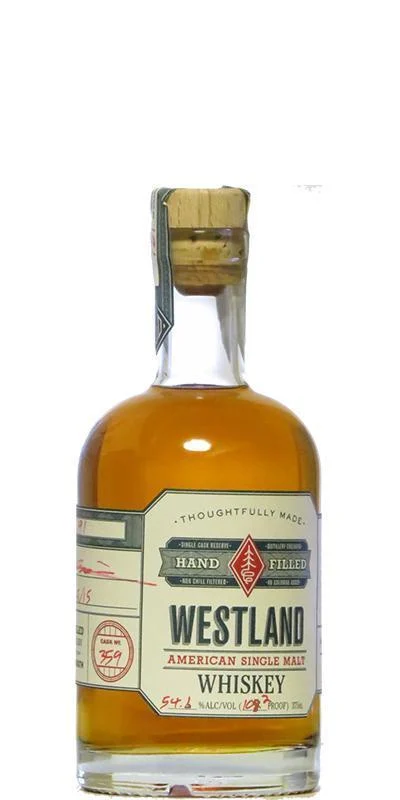Westland Cask No 395 Hand Filled ABV 54,6% Whisky americano de pura malta