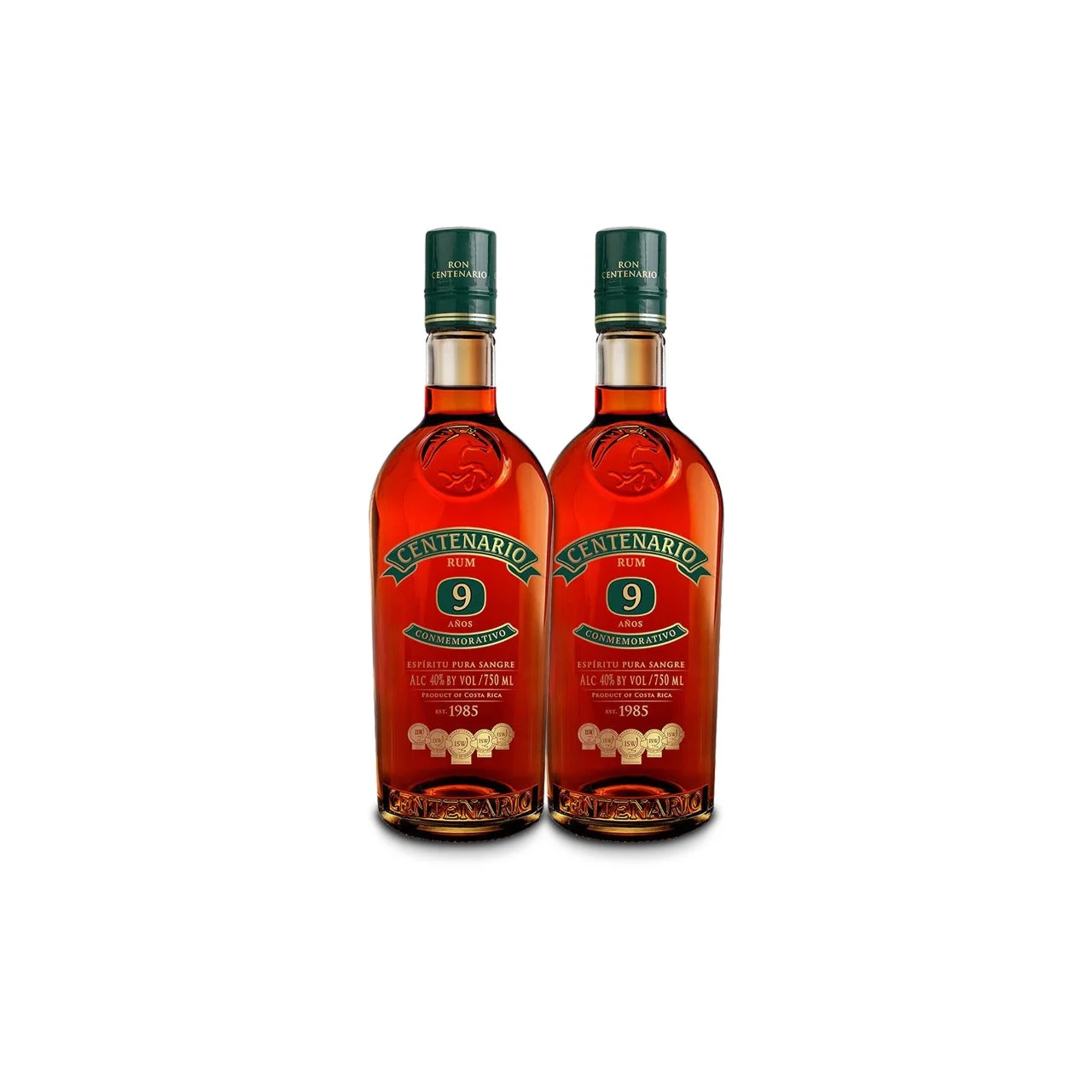 Ron Centenario 9 Conmemorativo Rum (2) Bottle Bundle