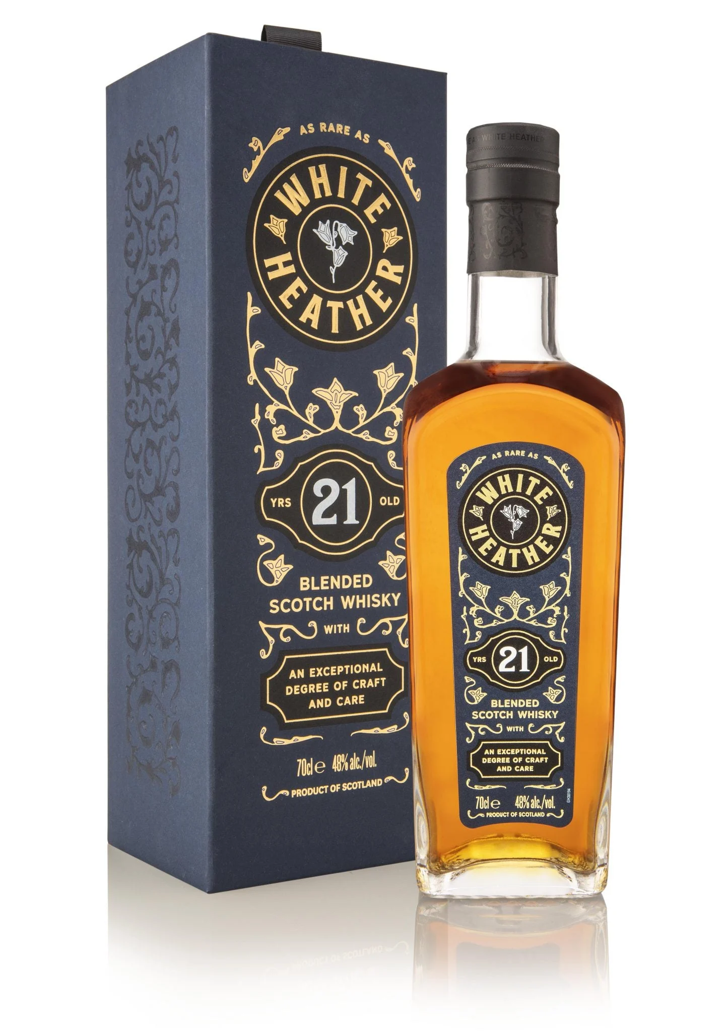 Glen Allachie | Lanzamiento limitado | Whisky escocés mezclado White Heather 21 años