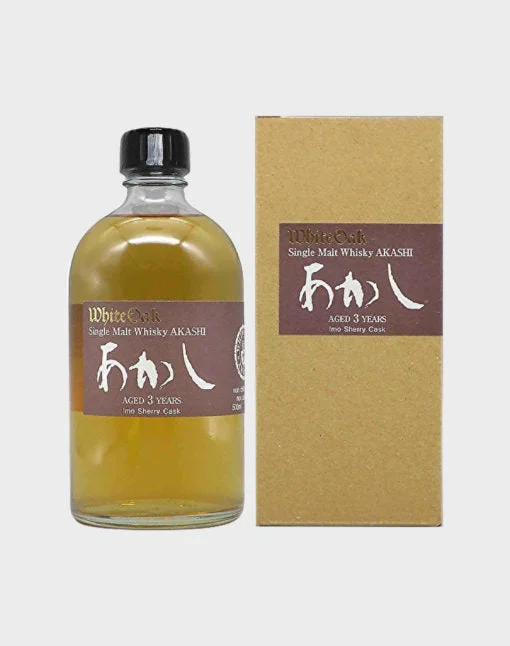 Akashi White Oak 3 Year Old Sherry Cask Single Malt Whisky | 500ML - Whiskey