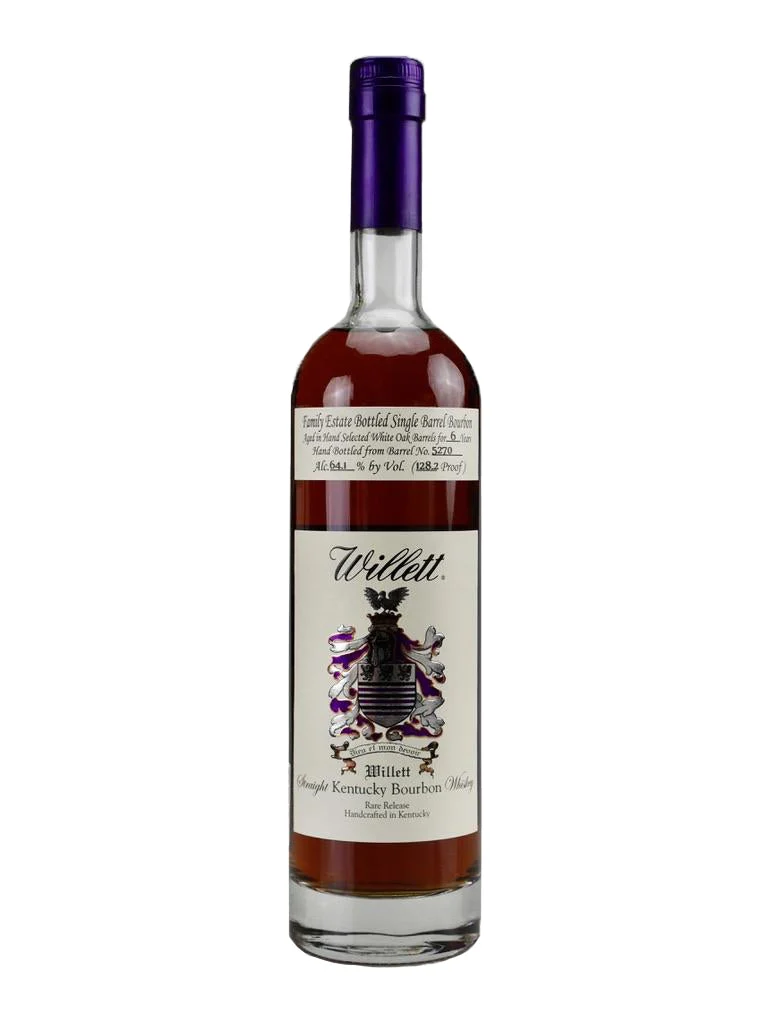 Willett Family Estate Single Barrel Whisky Bourbon puro de Kentucky de 6 años