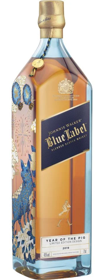 Johnnie Walker Blue Label Year of the Pig Limited Edition Scotch Whisky - Whiskey