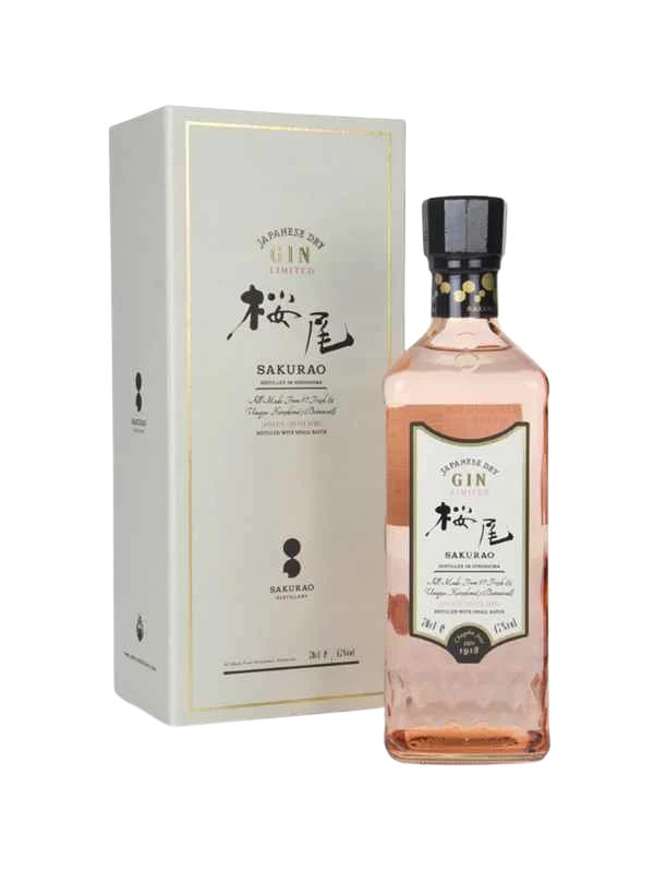 Ginebra seca japonesa Sakurao Ginebra de edición limitada | 700ML