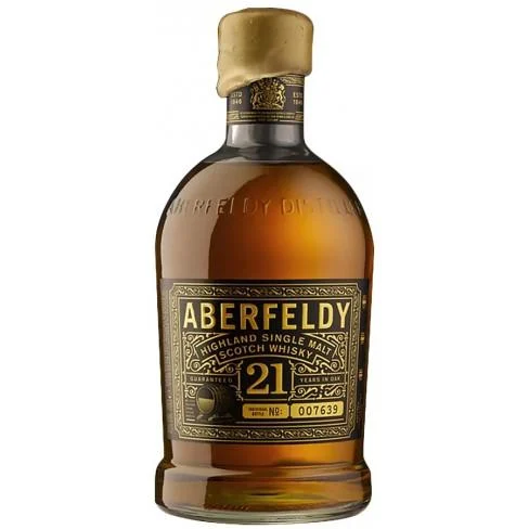 Whisky escocés de pura malta Aberfeldy 21 años