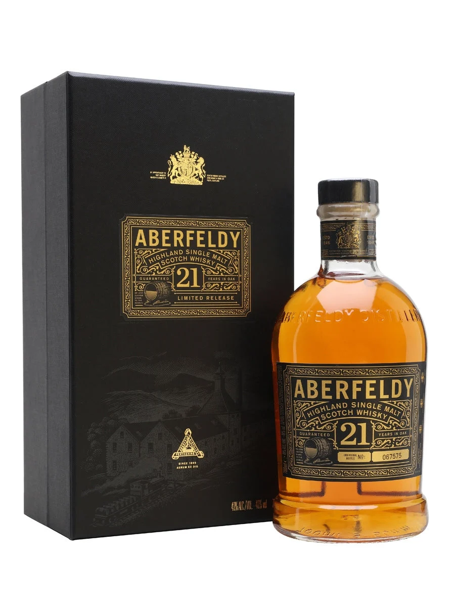 Aberfeldy 21 Year Old Highland Single Malt Scotch Whisky | 700ML - Whiskey