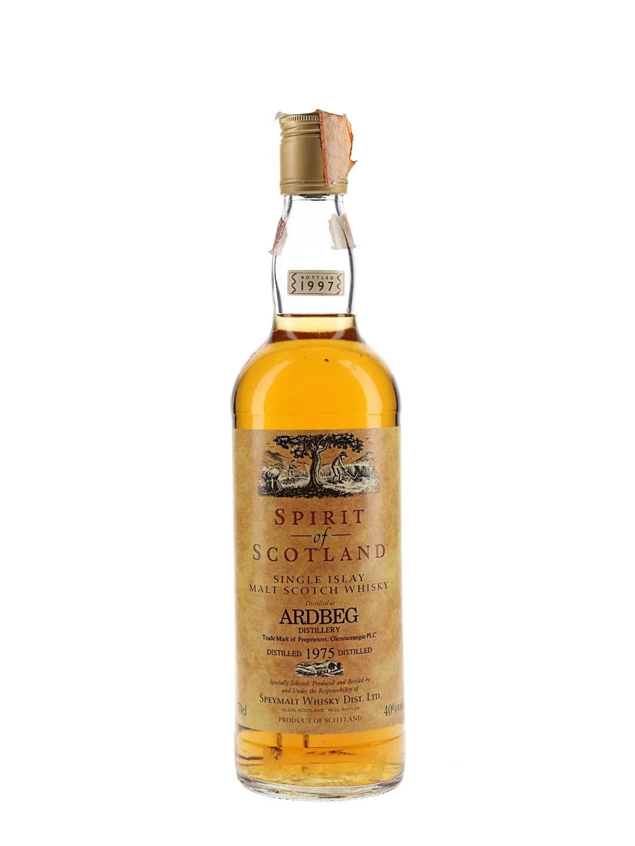 Ardbeg 1975 Bot.1997 Espíritu de Escocia G&M Islay Whisky escocés de malta única | 700ML - Whiskey