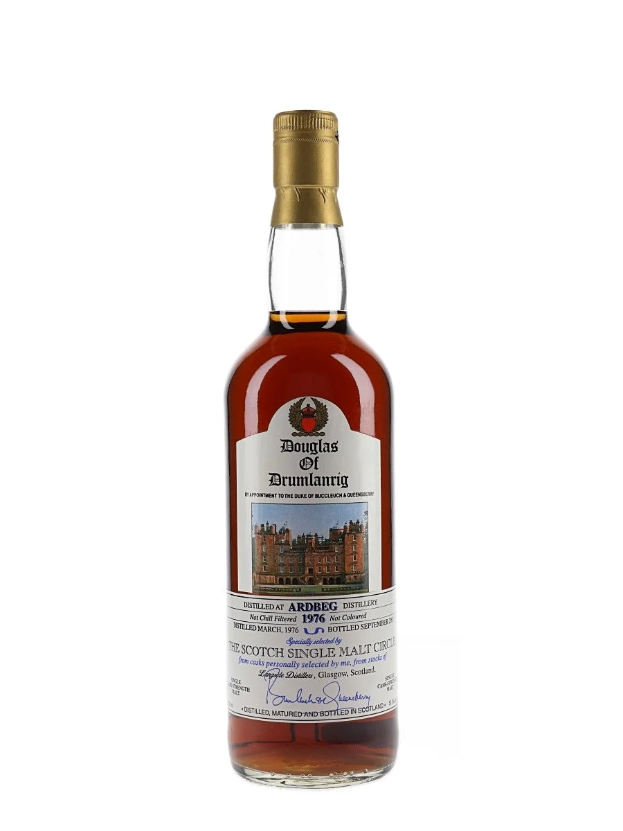 Ardbeg 1976 25 Year Old Sherry Cask Drumlanrig Islay Single Malt Scotch Whisky | 700ML - Whiskey