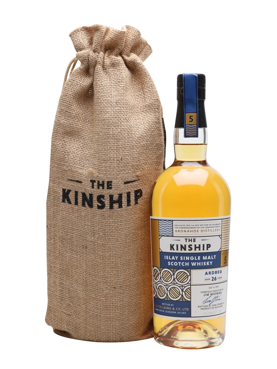 Ardbeg 1991 26 años The Kinship Islay Whisky escocés de malta única | 700ML - Whiskey