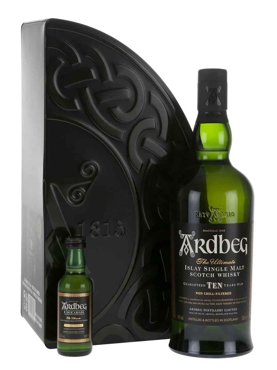 Ardbeg 10 años & Uigeadail Mini paquete de regalo Whisky escocés de pura malta