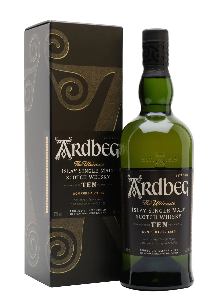 Ardbeg 10 Year Old Islay Single Malt Scotch Whisky | 700ML - Whiskey