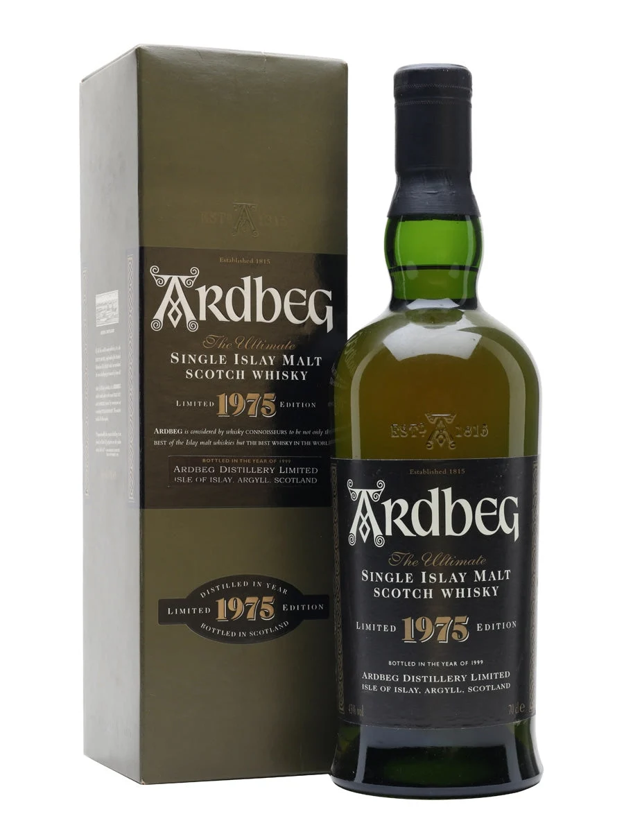 Ardbeg 1975 Bot 1999 Islay Whisky escocés de malta única | 700ML - Whiskey