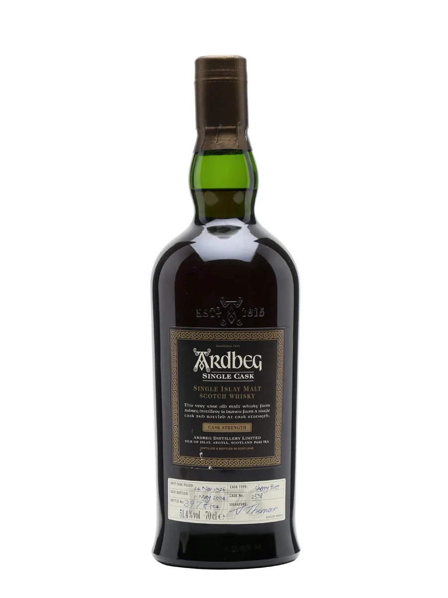 Ardbeg 1976 Bot.2004 Cask #2398 Islay Festival 2004 Islay Single Malt Scotch Whisky | 700ML - Whiskey