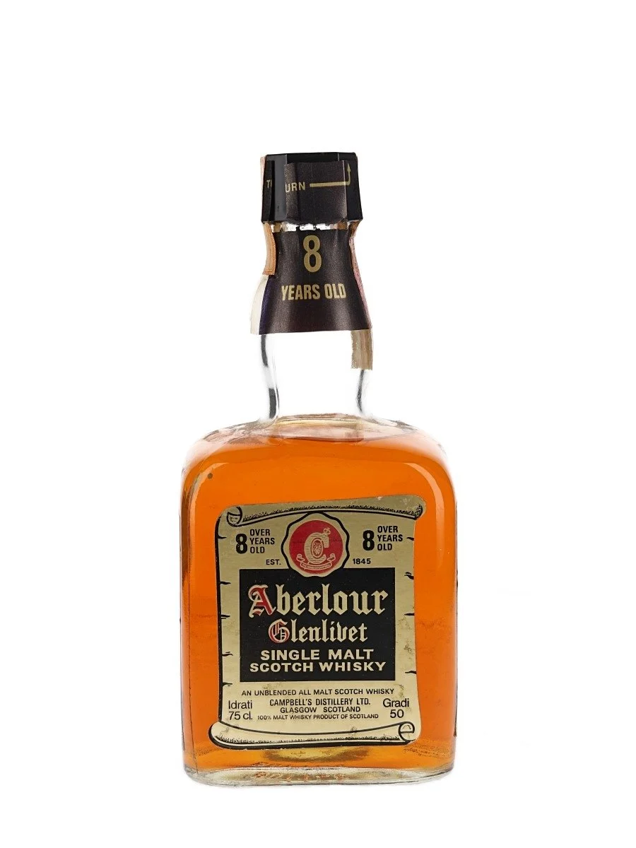 Aberlour-Glenlivet 8 años Bot.1970 Whisky escocés de pura malta Speyside