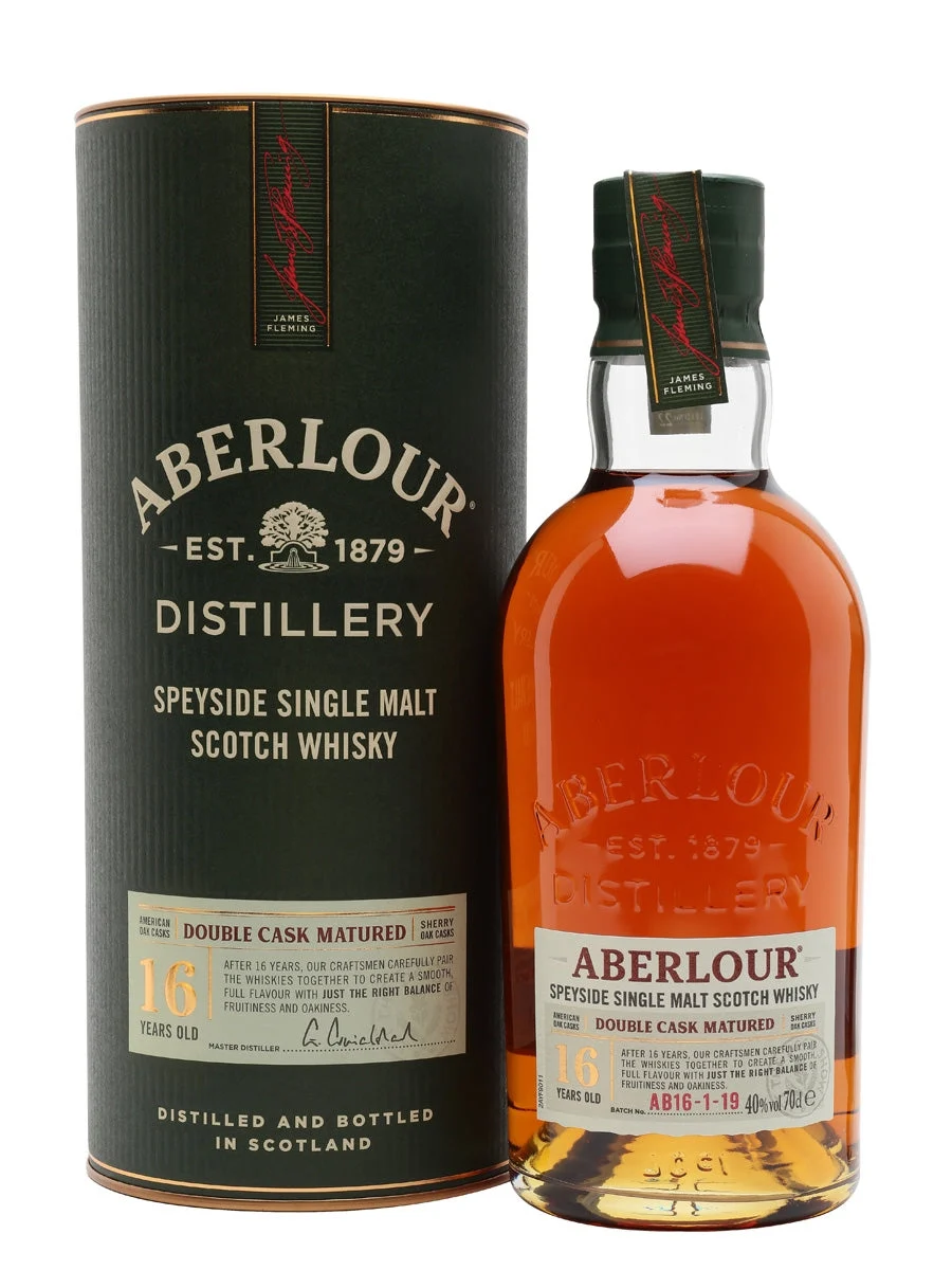 Aberlour 16 Year Old Double Cask Speyside Single Malt Scotch Whisky | 700ML - Whiskey