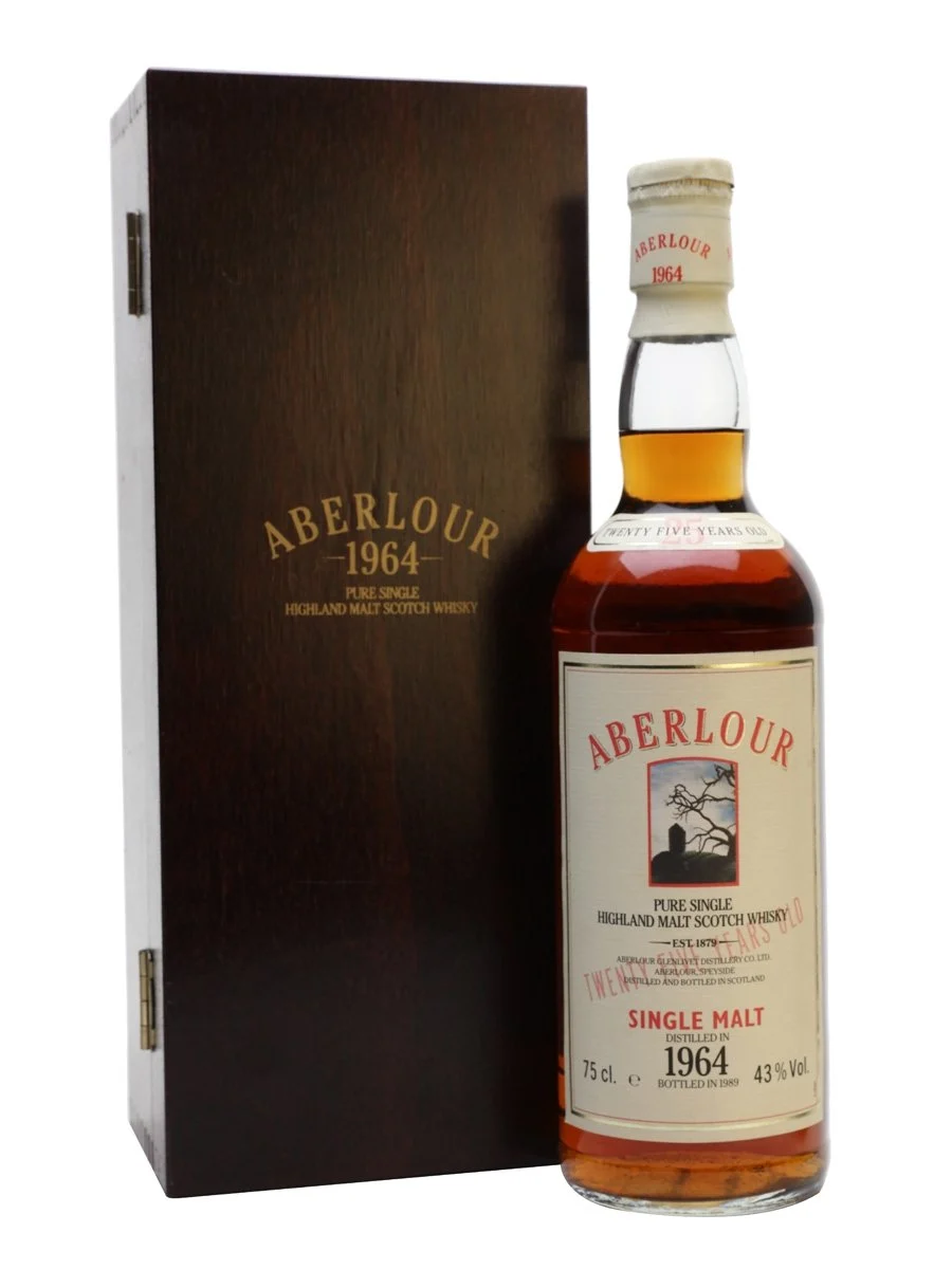 Aberlour 1964 25 años Sherry Cask Speyside Whisky escocés de pura malta