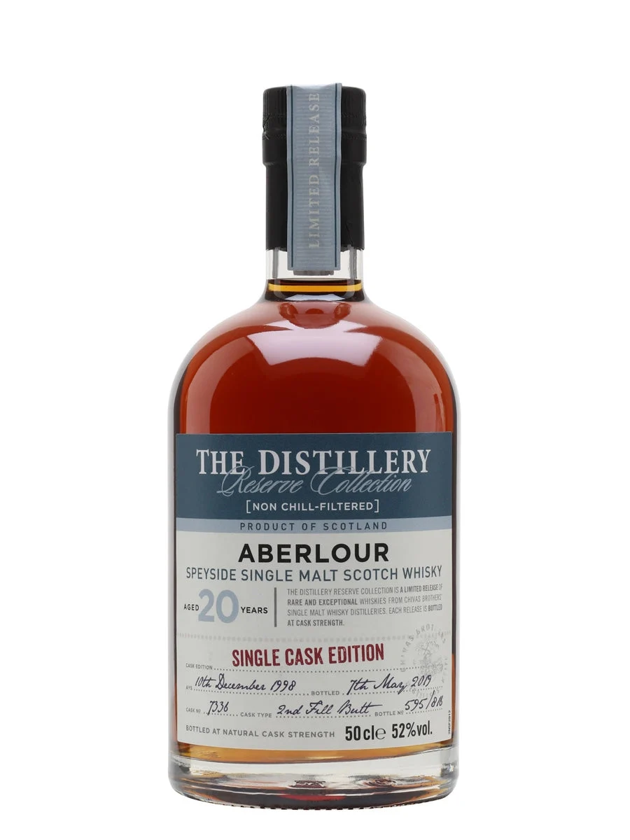 Aberlour 1998 20 Year Old Sherry Cask Distillery Edition Speyside Single Malt Scotch Whisky | 500ML - Whiskey