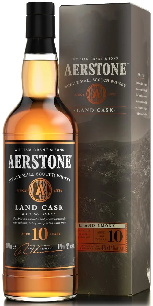 Aerstone Land Cask 10 Year Old Single Malt Scotch Whisky - Whiskey