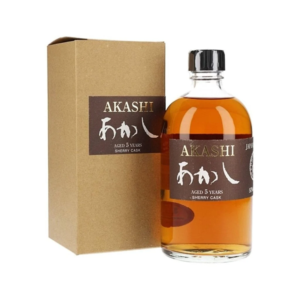 Akashi 5 Year Old Sherry Cask Single Malt Whisky - Whiskey