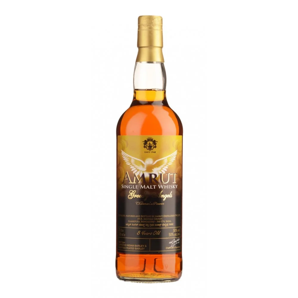 Amrut Greedy Angels Chairman's Reserve 8 Year Old Single Malt Whisky | 700ML - Whiskey