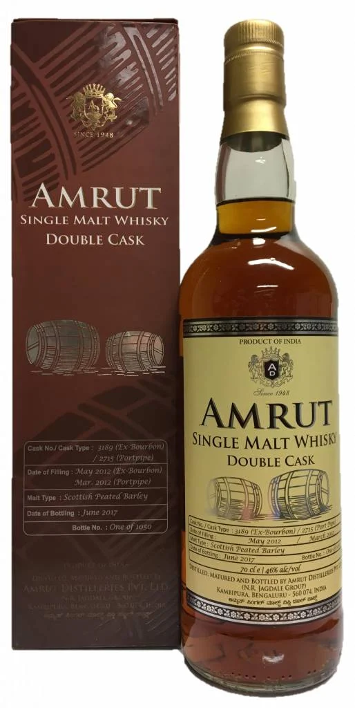 Amrut Single Malt Double Cask Whisky - Whiskey