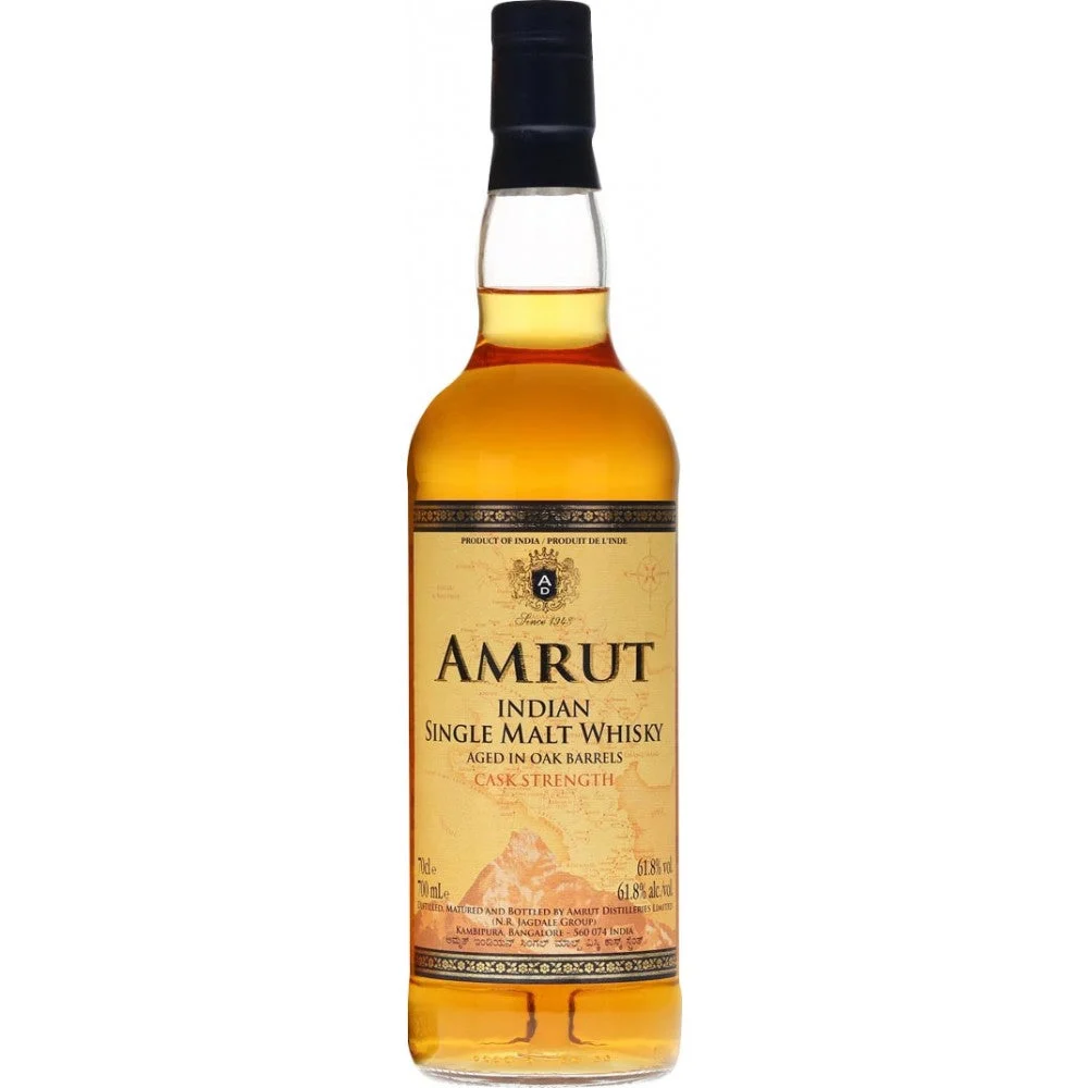 Amrut Cask Strength Indian Single Malt Whisky - Whiskey