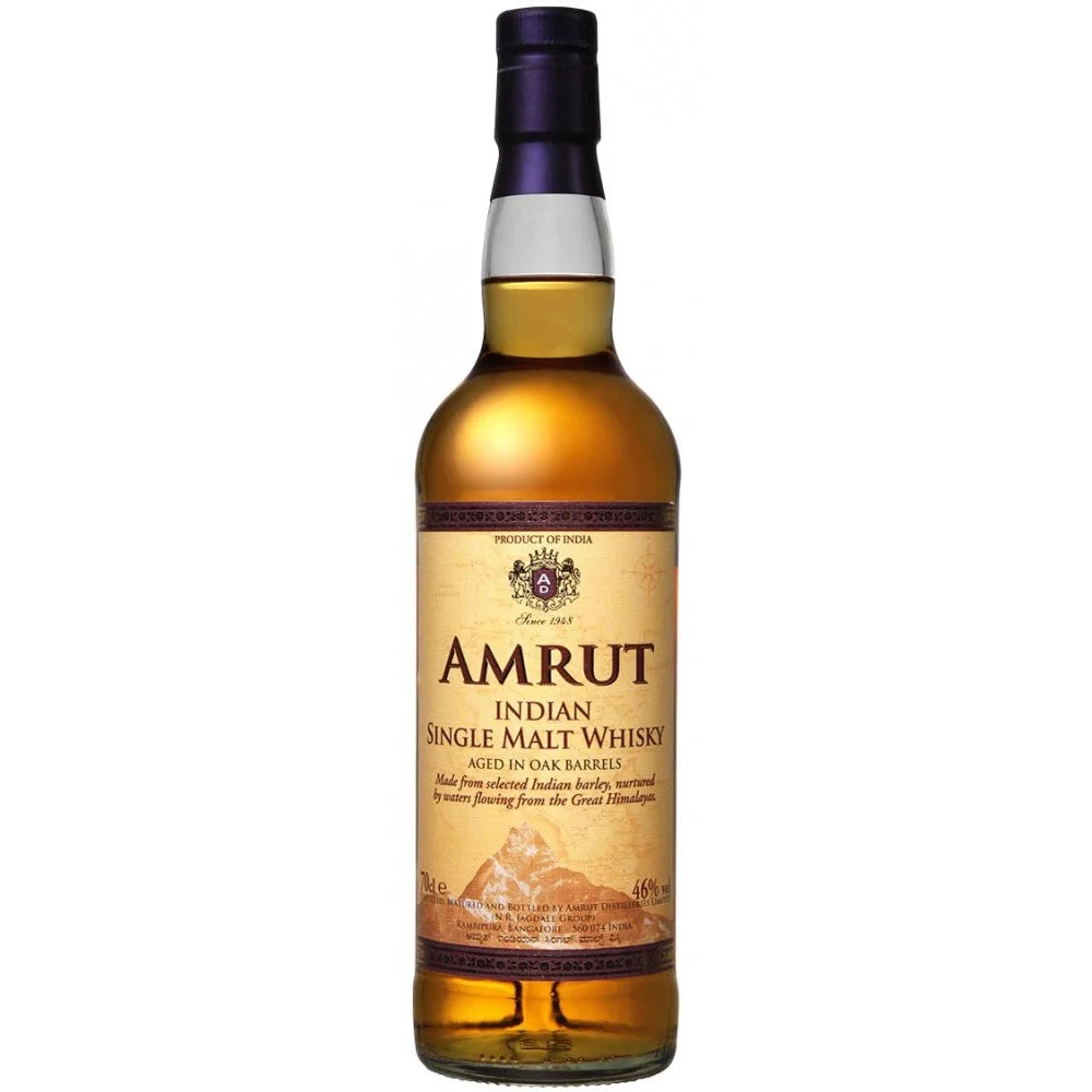 Whisky indio de pura malta Amrut