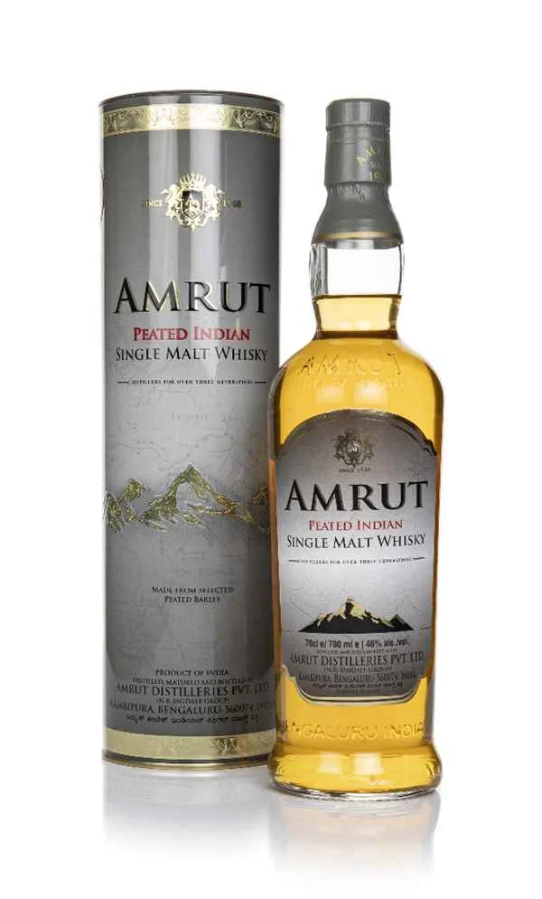 Whisky de pura malta Amrut turbado | 700ML - Whiskey